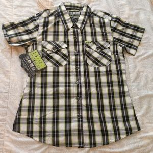 NWT | Dixxon Flannel | Size M | Men's Button Down T-Shirt